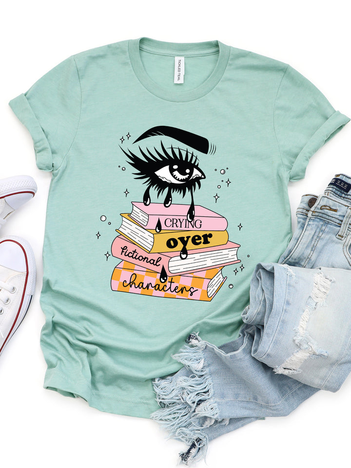 Crying Over Fictional Characters - Graphic Tee