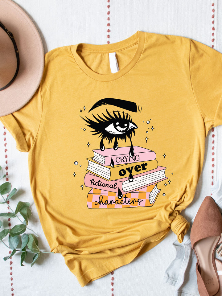 Crying Over Fictional Characters - Graphic Tee