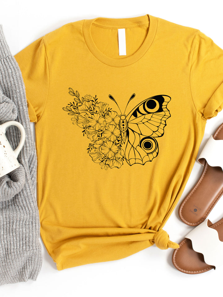 Daisy Butterfly Graphic Tee