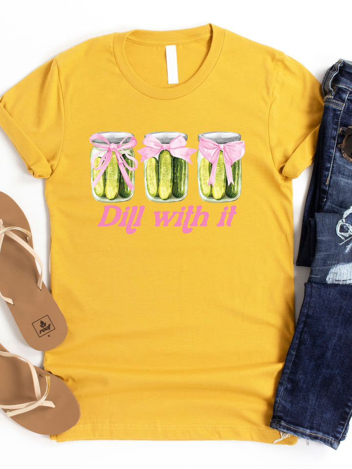 Dill with It Pickle Coquette Graphic Tee