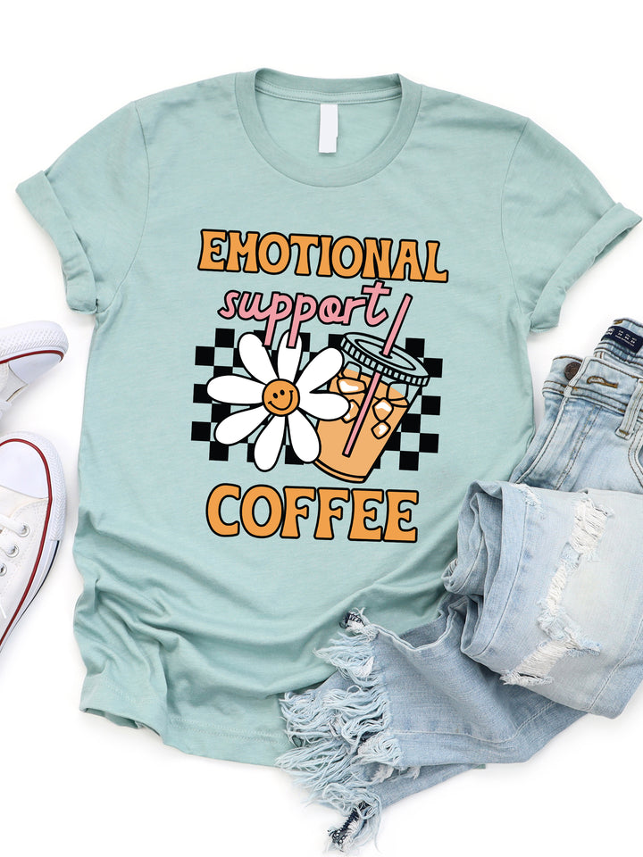 Emotional Support Coffee Graphic Tee