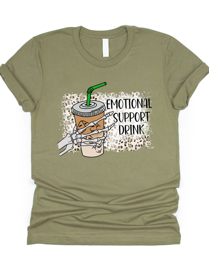 Emotional Support Drink Graphic Tee