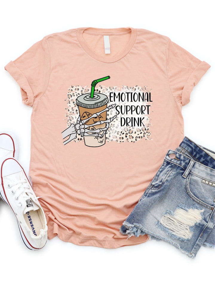 Emotional Support Drink Graphic Tee