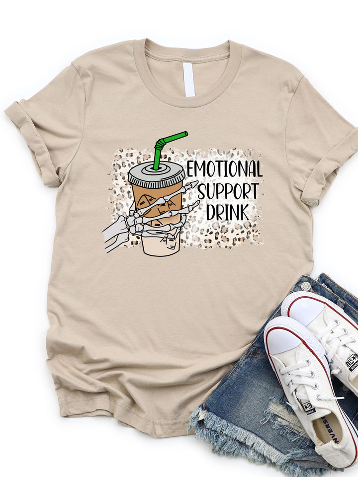 Emotional Support Drink Graphic Tee