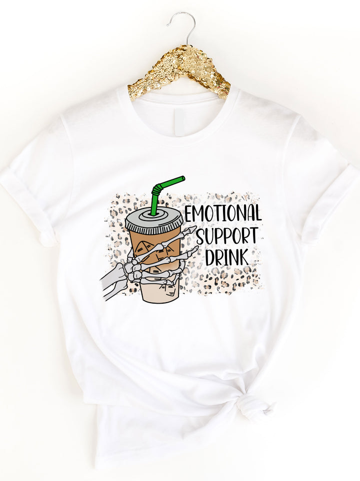 Emotional Support Drink Graphic Tee