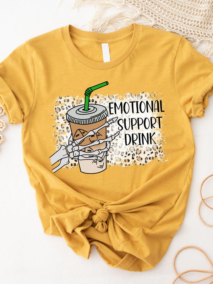 Emotional Support Drink Graphic Tee