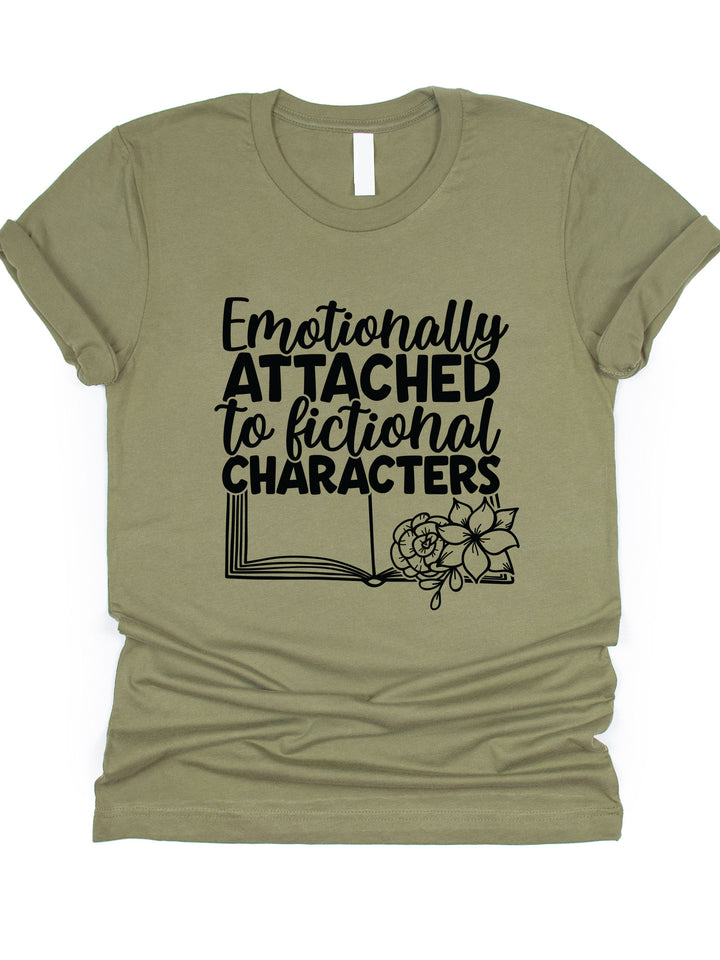 Emotionally Attached to Fictional Characters Graphic Tee