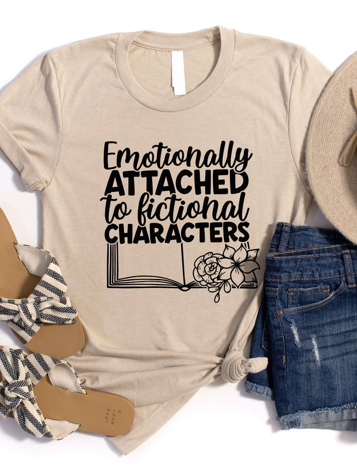 Emotionally Attached to Fictional Characters Graphic Tee