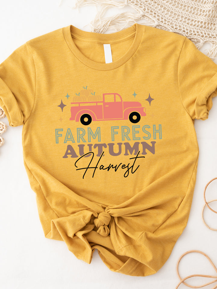Farm Fresh Autumn Harvest Graphic Tee