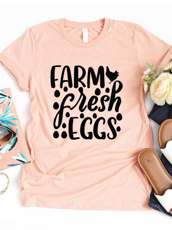 Farm Fresh Eggs Graphic Tee