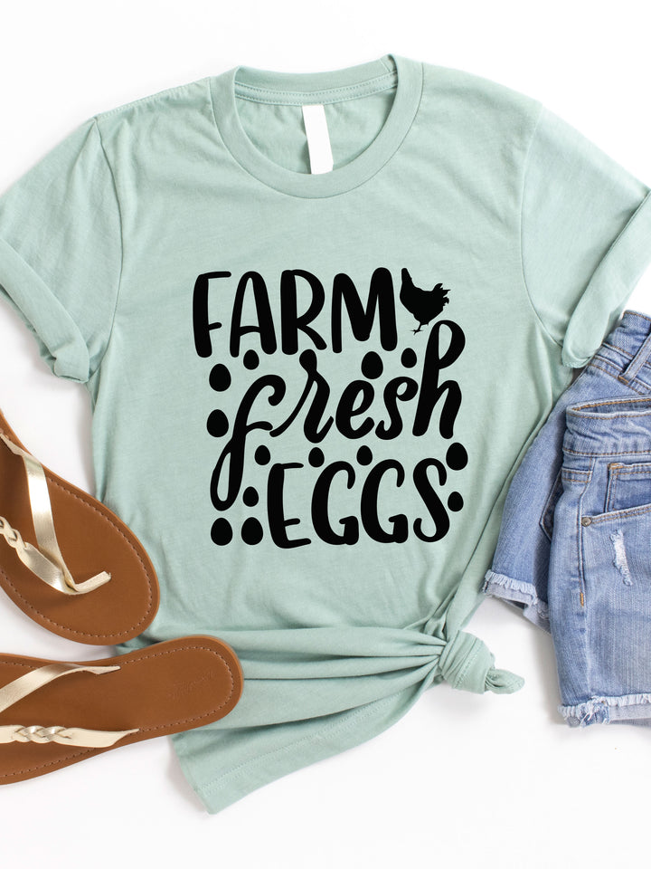 Farm Fresh Eggs Graphic Tee