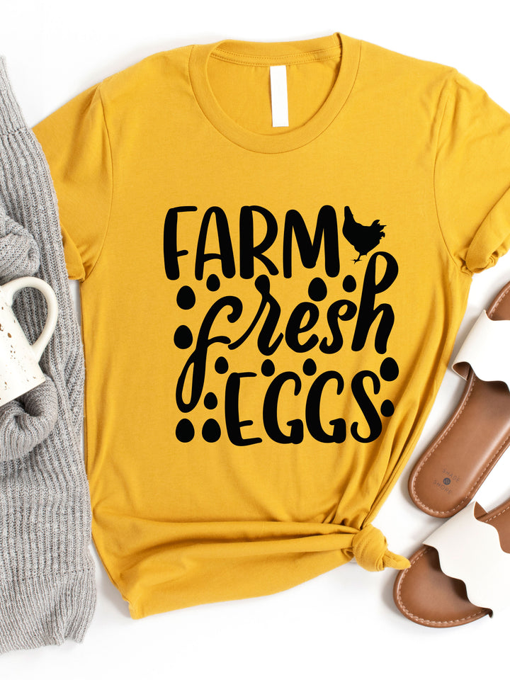 Farm Fresh Eggs Graphic Tee