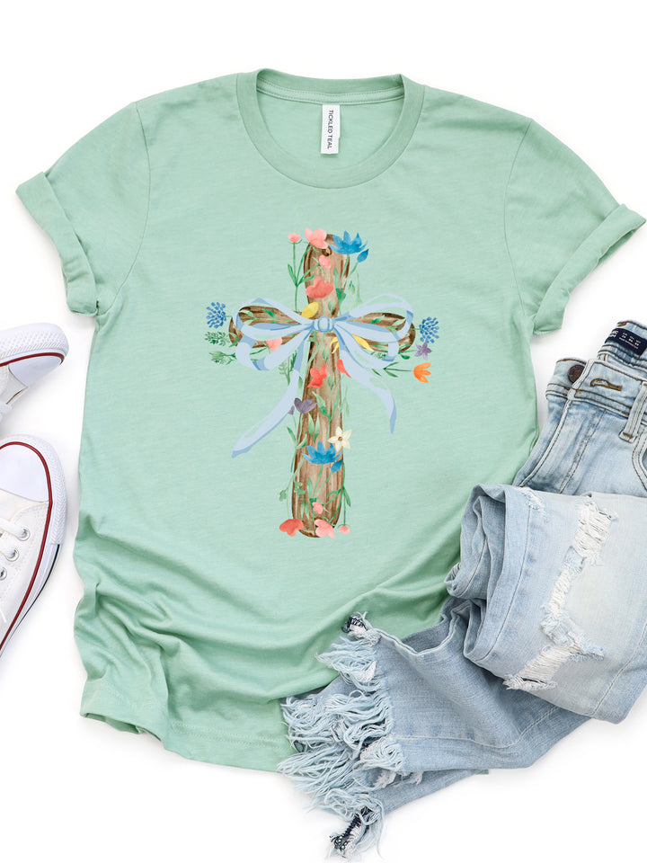 Wildflower Cross Graphic Tee
