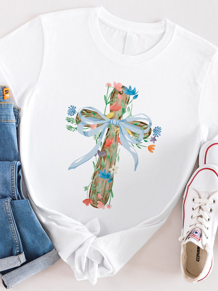 Wildflower Cross Graphic Tee
