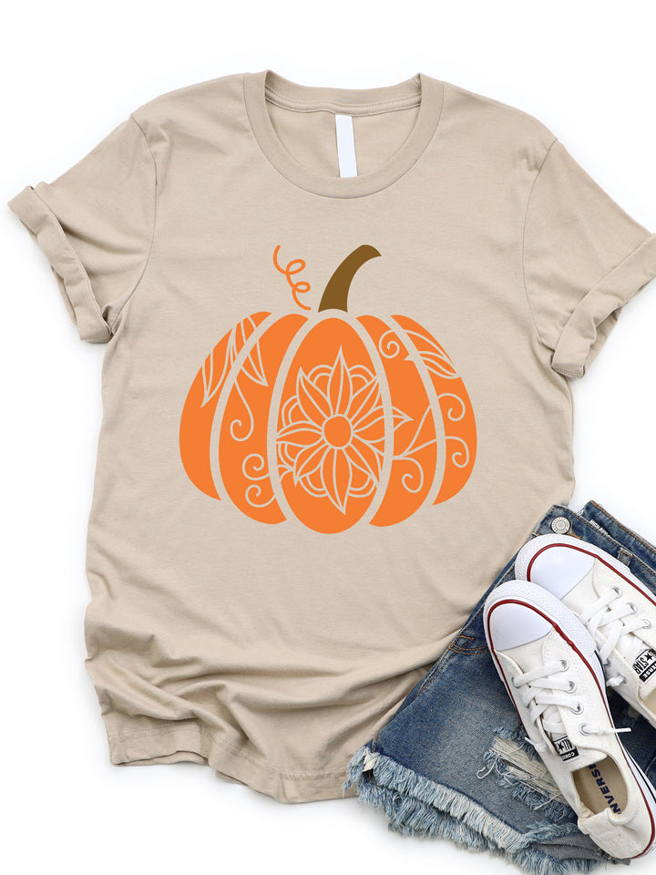 Floral Pumpkin Graphic Tee