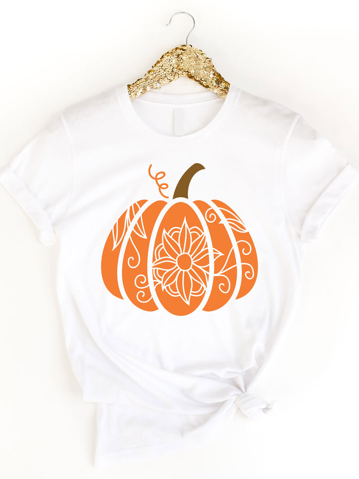 Floral Pumpkin Graphic Tee