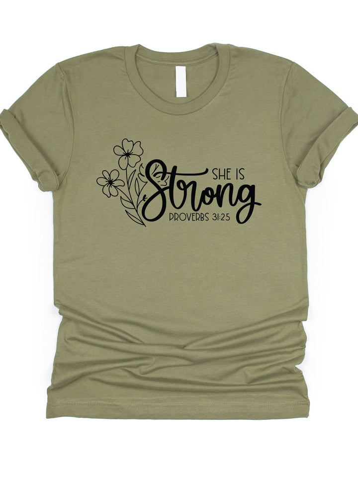 She is Strong Graphic Tee