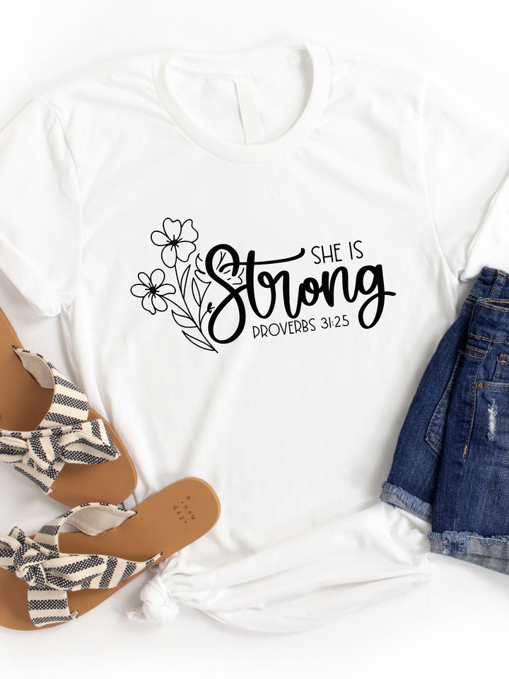 She is Strong Graphic Tee