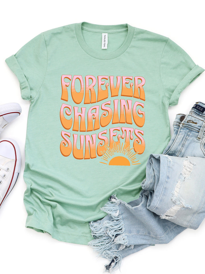 Forever Chasing Sunsets Graphic Tee