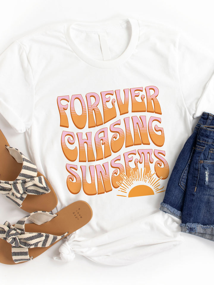 Forever Chasing Sunsets Graphic Tee