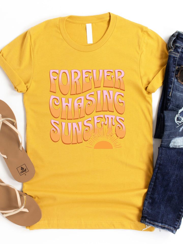 Forever Chasing Sunsets Graphic Tee