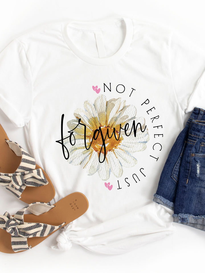 Not Perfect Just Forgiven Graphic Tee