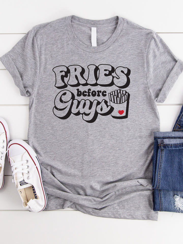 Fries before Guys Graphic Tee