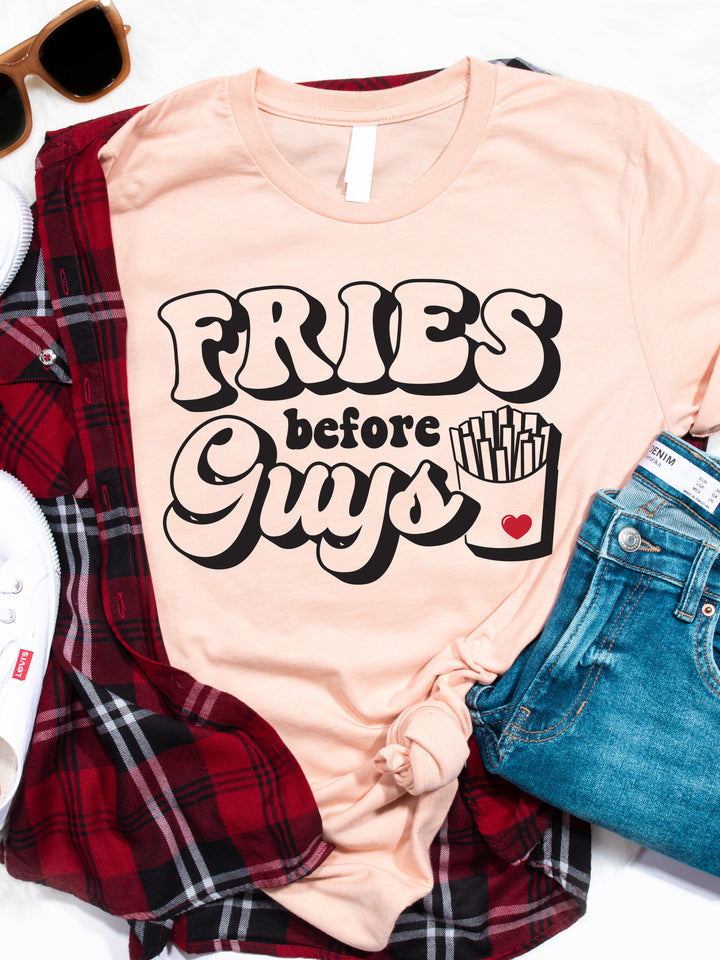 Fries before Guys Graphic Tee