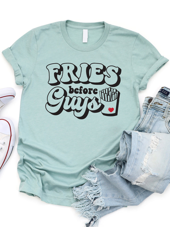 Fries before Guys Graphic Tee