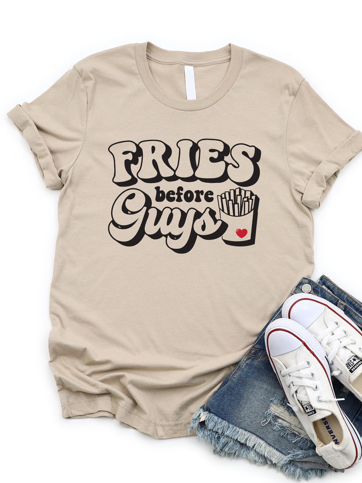 Fries before Guys Graphic Tee