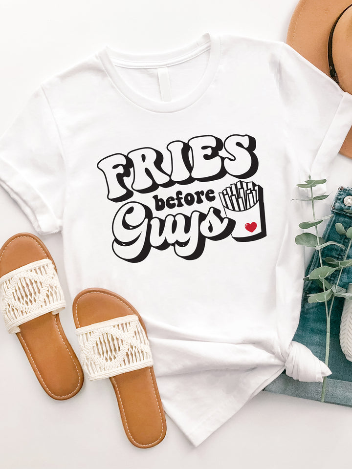 Fries before Guys Graphic Tee
