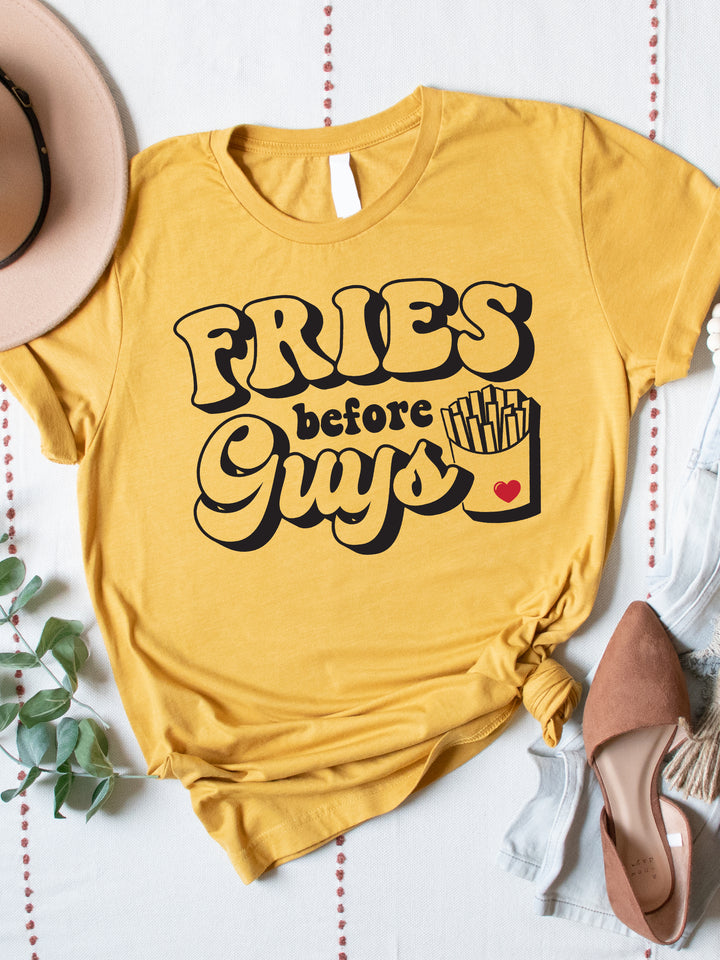 Fries before Guys Graphic Tee