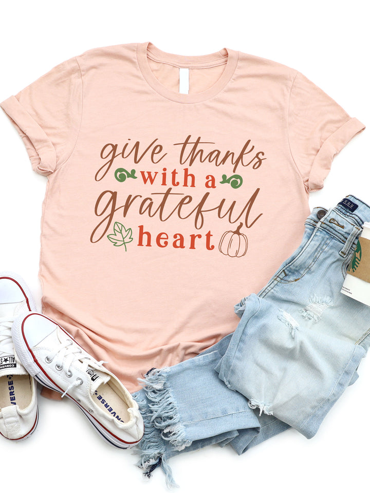 Grateful Heart Graphic Tee