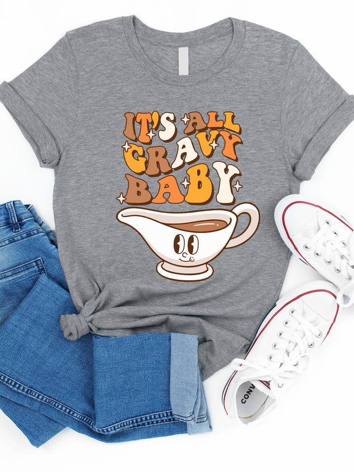 It's All Gravy Baby Retro Graphic Tee