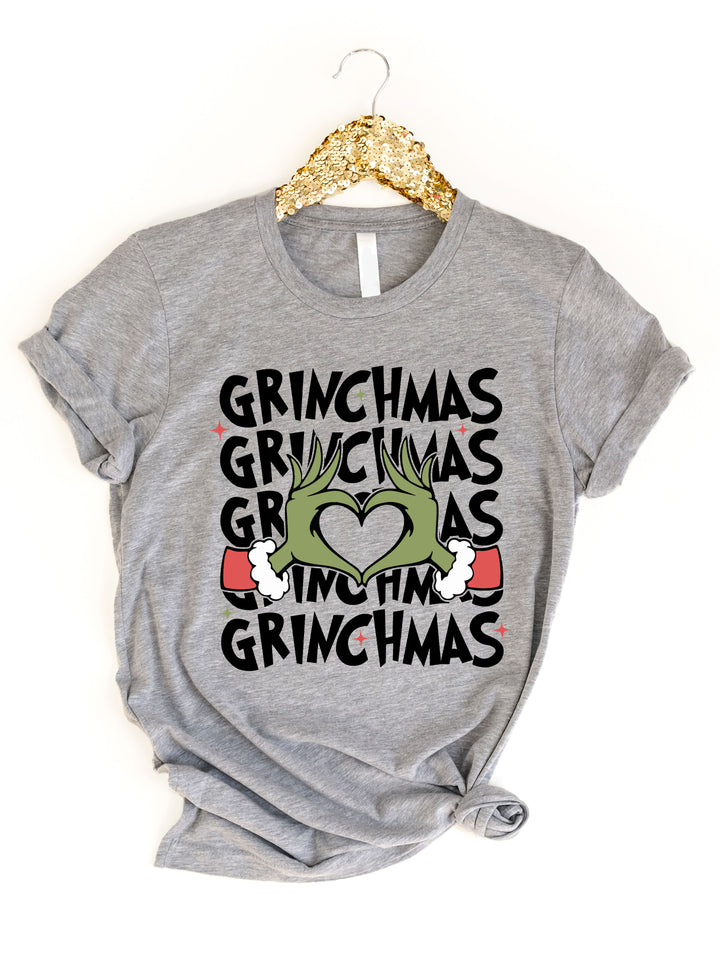 Grinchmas Heart Graphic Tee