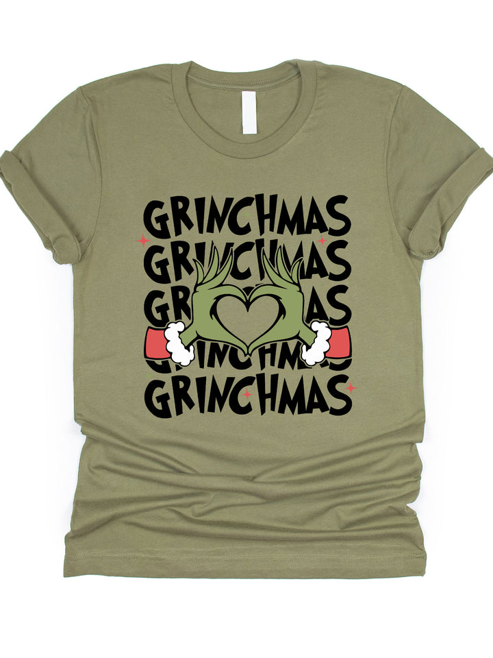 Grinchmas Heart Graphic Tee
