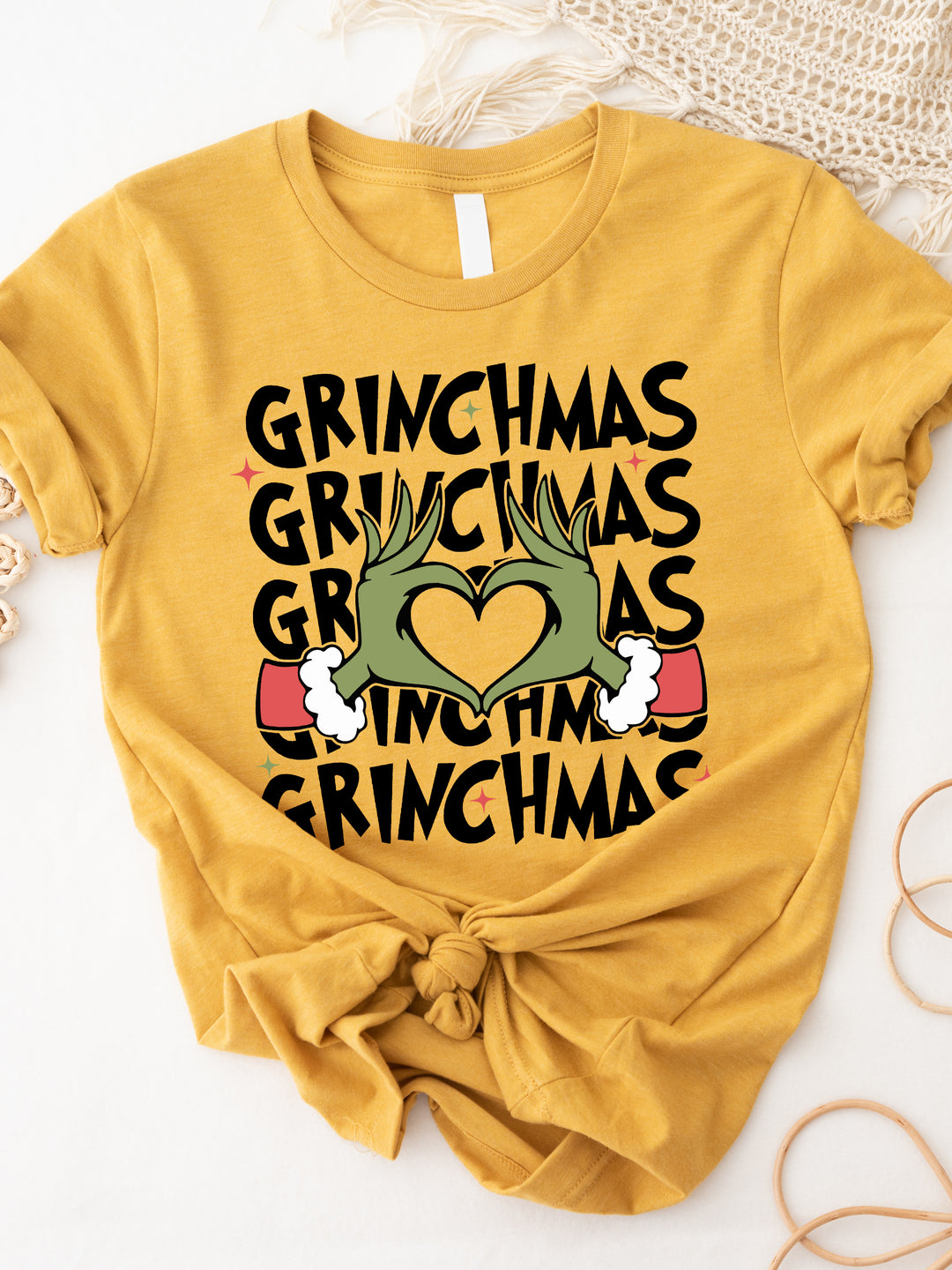 Grinchmas Heart Graphic Tee