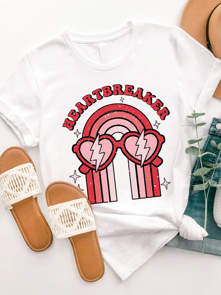 Heartbreaker Rainbow Graphic Tee