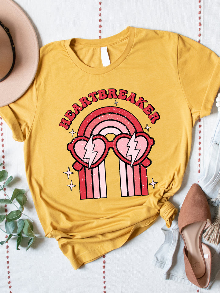 Heartbreaker Rainbow Graphic Tee