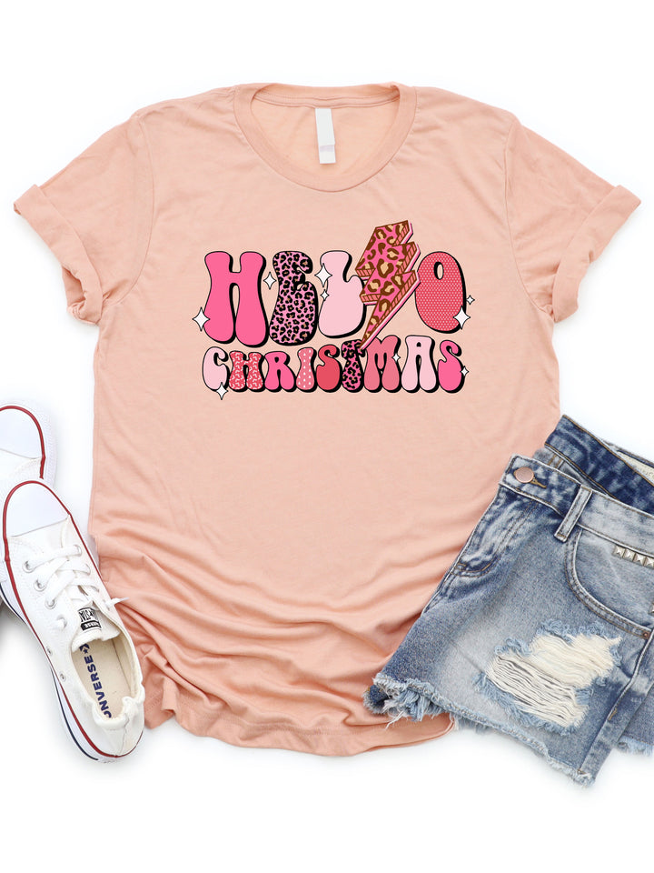 Hello Christmas (Lightning Bolt) Graphic Tee