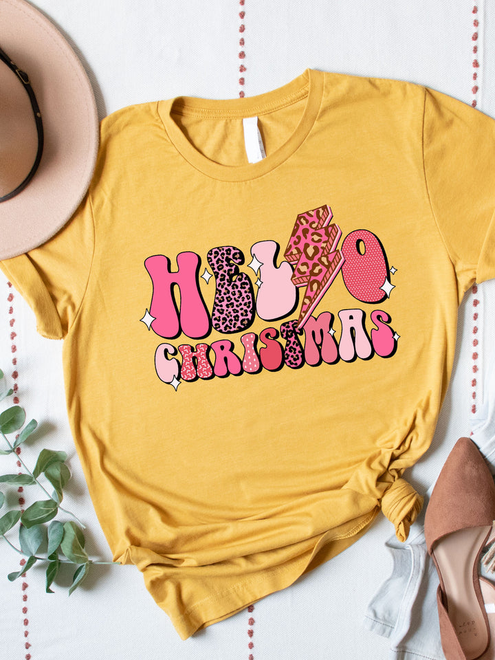 Hello Christmas (Lightning Bolt) Graphic Tee
