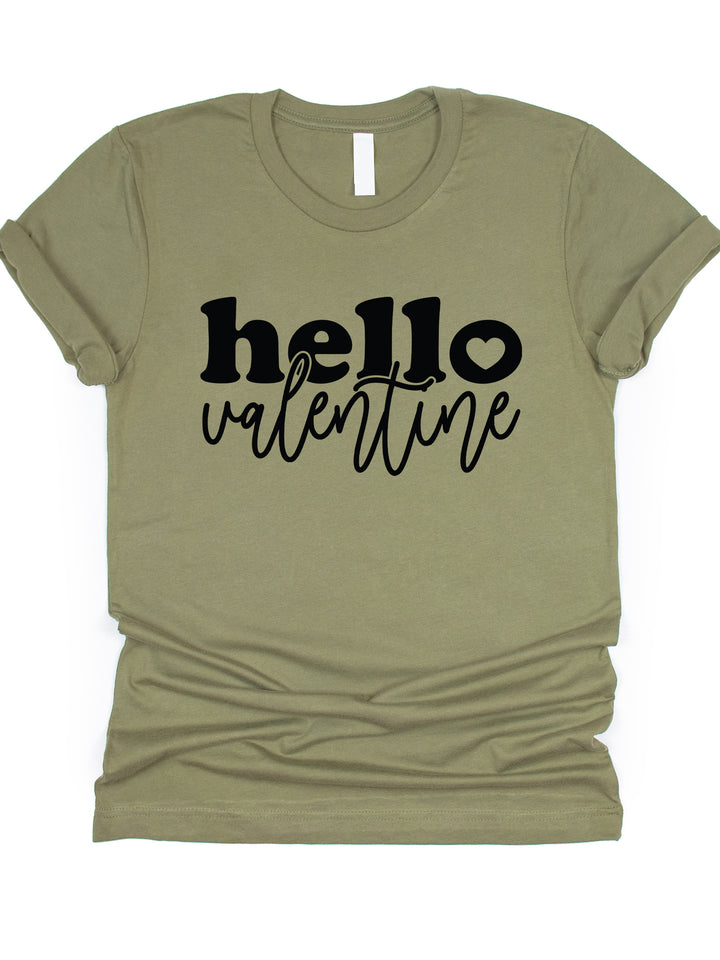 Hello Valentine Graphic Tee