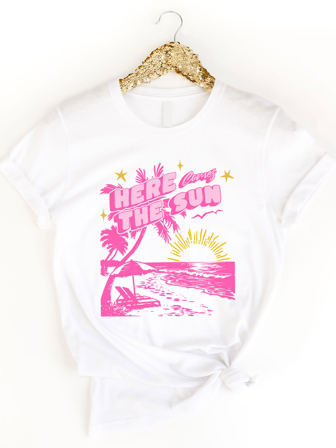 Here Comes the Sun Beach Graphic Tee