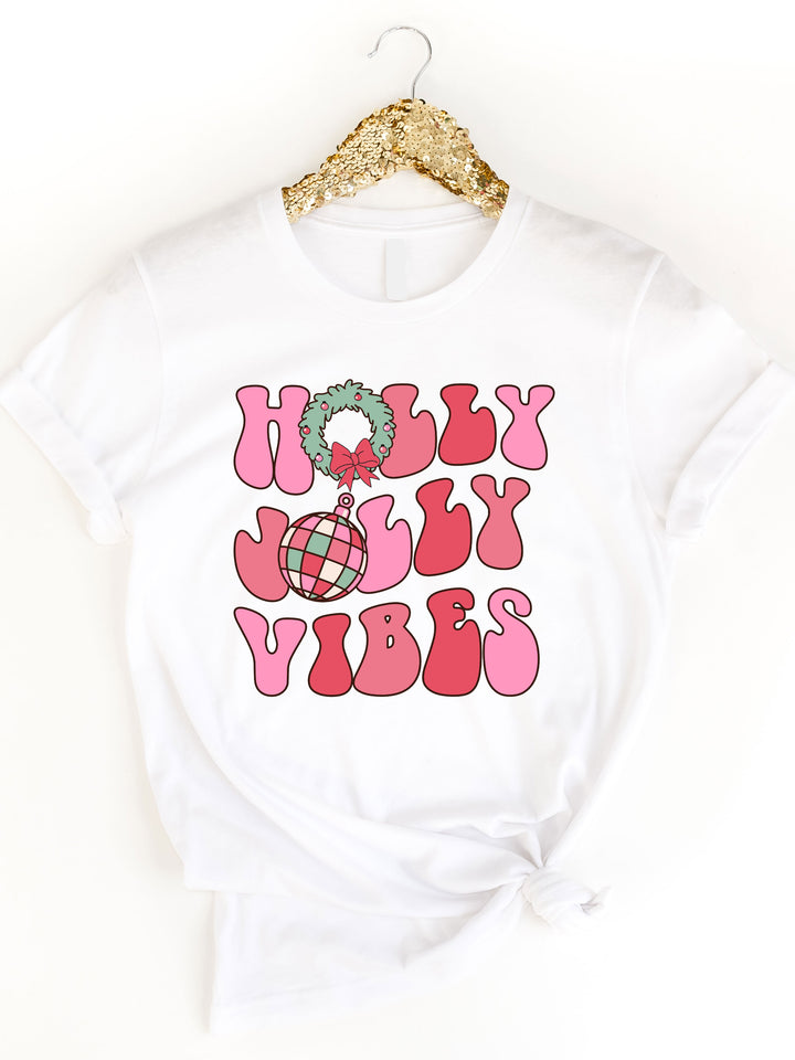 Holly Jolly Vibes Graphic Tee