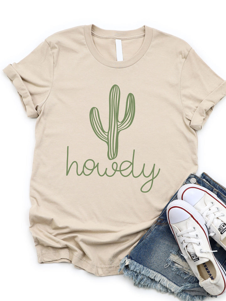 Howdy Cactus Graphic Tee