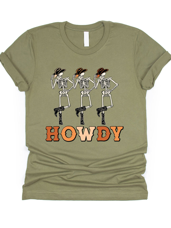 Howdy Skeleton Graphic Tee