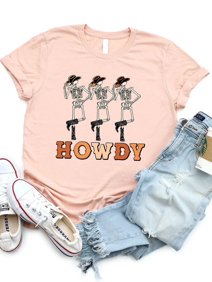 Howdy Skeleton Graphic Tee