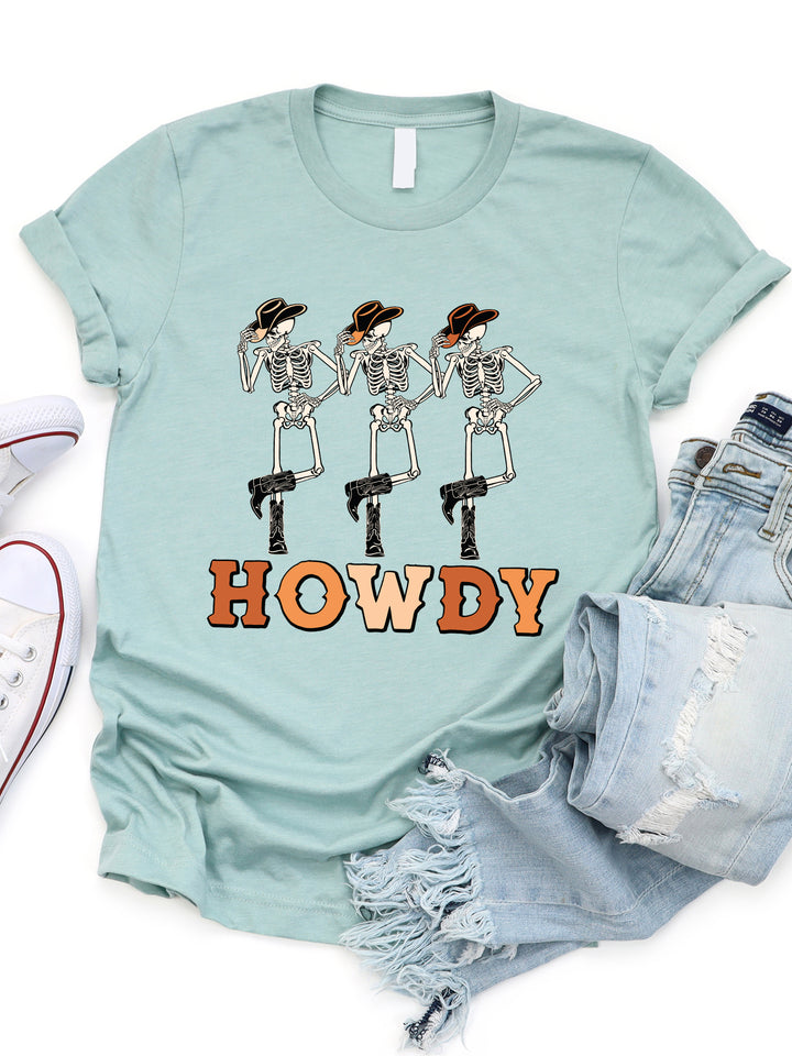 Howdy Skeleton Graphic Tee