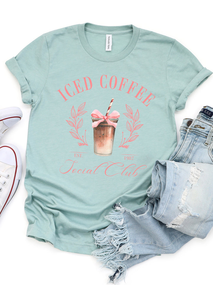 Iced Coffee Social Club Graphic Tee