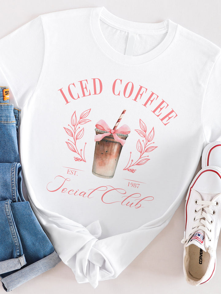 Iced Coffee Social Club Graphic Tee
